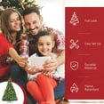 thumbnail image 5 of HOMCOM 7ft Pre-Lit Full Douglas Fir Artificial Christmas Tree with Realistic Branches, 700 Warm White LED Lights and 2154 Tips, 5 of 8