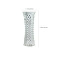 thumbnail image 3 of Modern Hexagon Glass Vase 11.81 Inch Clear Centerpiece Floral Vase Wedding Decor Tabletop Display Crystal Arrangement Bowl for Dining Table Decorations(C), 3 of 6