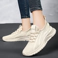 thumbnail image 4 of Running Shoes Fashion Hiking Shoes for Women for Gym Travel Work (40 Beige), 4 of 6