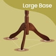 thumbnail image 4 of Freestanding Coat Rack Stand, 10-Hook Solid Rubberwood Entryway Hall Tree with Tri-Leg Base for Jackets, Hats, Bags, Dark Walnut, 4 of 6