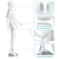 thumbnail image 4 of Kinbor 70Inch Full Body Female Mannequin Dress Form Adjustable with Metal Base for Retail Clothing Shops White, 4 of 9