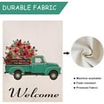 thumbnail image 4 of Welcome Spring Truck Decorative House Flag, Flower Pickup Home Yard Garden Outdoor Decor, Summer Large Outside Decoration Double Sided 28 x 40, 4 of 6