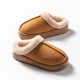 thumbnail image 1 of Zapatillas mullidas de moda para mujer para otoño e invierno, zapatillas Unisex cálidas y antideslizantes con suela gruesa de EVA para interiores para invierno, 1 of 5