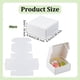 thumbnail image 2 of 80 cajas pequeñas de cartón de 2,6 x 2,6 x 1,2 pulgadas, cuadradas, para joyería, tipo Kraft, para envíos, cajas de cartón corrugado, cajas de regalo de cartón blanco., 2 of 9