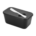 thumbnail image 1 of Advancent Caja cortadora de mantequilla duradera con tapa sellada a prueba de polvo, para mantequilla, vajilla, cortadora de mantequilla Cocina y Comedor negro, 1 of 6