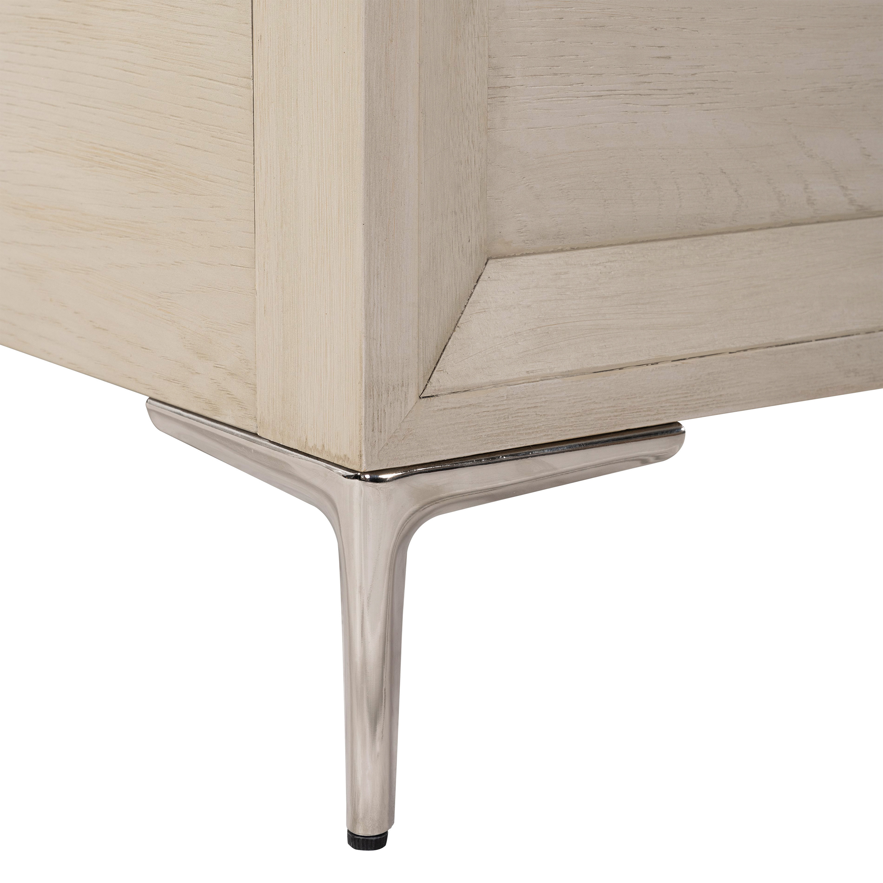 Furniture of America Brio Solid Wood King Panel Bed, Natural Oak
