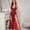 Wine Red, variant on Hot Sale Sexy Lace Mesh Slit Night Dress Backless Strap Long Skirt Nightwear Womens Nightgown Sleepwear Lingerie Sleeping Dress