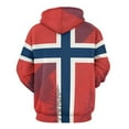 thumbnail image 3 of Norwegian Flag-2 3d Sweatshirts Hoodie Fashion Casual Personality Men's Women Street Hoodie Pullovers Long Sleeve Comfortable Top, 3 of 6