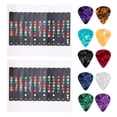 thumbnail image 2 of 12 etiquetas adhesivas para diapasón de guitarra, pegatinas para trastes de diapasón con púas Likrtyny Accesorios para instrumentos musicales, 2 of 9