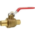 thumbnail image 3 of REVALVED PEX Full Port 1 in. Brass Ball Valve  Lead-Free Brass Water Valve, Shut Off PEX Connector  Max Pressure, 150 PSI WSP / 600 PSI WOG  Barb, Crimp Rings, Clamp Rings, 1 inch, 10 Pack, 3 of 7