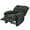 Dark Gray, variant on S-HOME Overstuffed Ergonomic Recliner Chair in Fabric with Padded Footrest for Modern  Living Room and Home Theater , 
Dark Gray