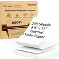 thumbnail image 1 of Thermal Printer Paper 8.5 x 11 Inch, Quick-Dry US Letter Thermal Paper, Compatible with M08F M832 P, 1 of 6