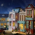 thumbnail image 2 of Doll House DIY Miniature Wooden Furniture Kit With J0 New Light, 2 of 8