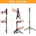 thumbnail image 5 of Baseball Tee Portable Baseball Tee Adjustable Height 25" to 41" Tripod Softball Tee Stand, 5 of 6