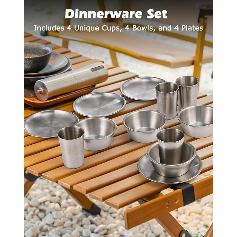 Camping Grill Wesqunie Camping Essentials Cookware Cooking