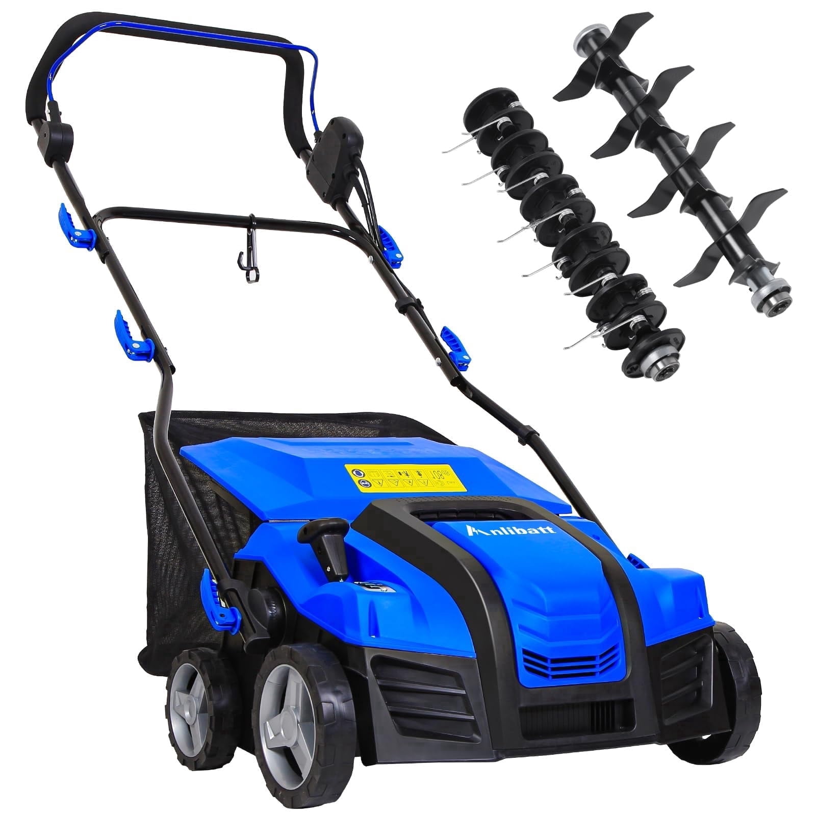 SENIX 12 Amp 12.6-Inch Corded Electric Lawn Scarifier and
