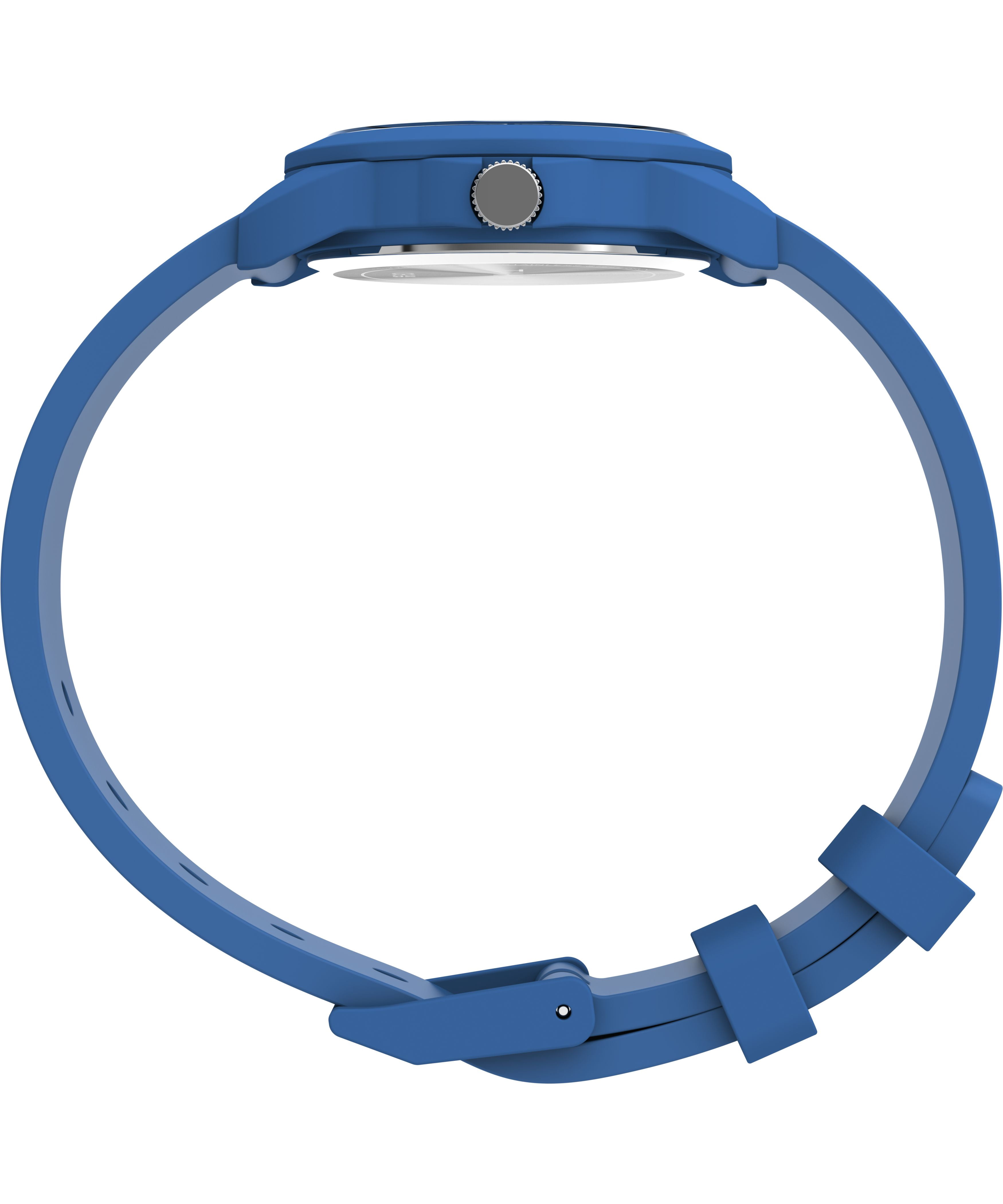 Timex Youth Kids Time Teacher 30mm Watch - Blue Strap White Dial Blue Case
