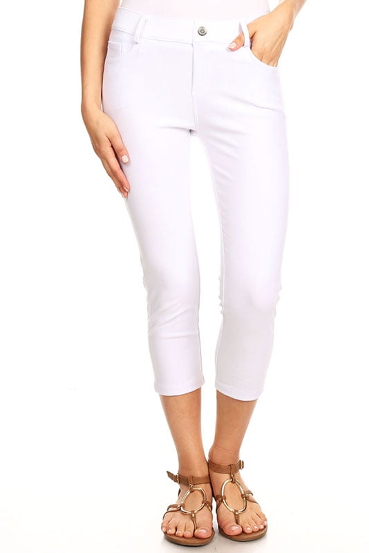 Womens white capris Clearance