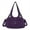 Purple, variant on Women shoulder bag single shoulder bag vegetarian leather adjustable shoulder strap crossbody bag