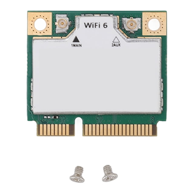 Tarjeta de Internet inalámbrica Gigabit 2.4G 574Mbps 5G 2400Mbps Mini PCIe para Win10 11 de 64 bits para computadoras portátiles y de escritorio
