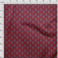 thumbnail image 3 of oneOone Tissu Popeline de Coton Feuilles & Floral Imprimé au Mètre 42 Pouces de Large, 3 of 4