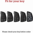 thumbnail image 2 of Key Fob Cover Compatible with Chevrolet Silverado Traverse Equinox Buick Envision 2022-2025 Keychain Case Holder Protector,A Black, 2 of 8