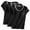 Black, variant on ibuvkizy Womens Summer Tops 2PCS Womens Built in Bra T Shirt Padded Active Yoga Plus Size Tops Solid Color Crew Neck Short Sleeves Blouses Soft Pajama Casual Workout Shirts