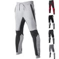 thumbnail image 3 of WREESH Men's Sweatpants Jogger Pants Outdoor Pants Color Matching Casual Sports Pants Bundle Feet Full Length Pants Dark Gray, 3 of 4