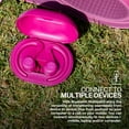 thumbnail image 6 of JLab JBuds Sport ANC 4 True Wireless Bluetooth Earbuds, Pink, Hybrid ANC, Touch Controls, IP66 Sweat Resistant, 6 of 9