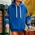 thumbnail image 3 of SHE IS Crewneck Sweatshirts Women Athletic Lightweight Pullover Hoodies for Women Long Sleeve Pullover Tops for Women Long Sleeve Cotton Tops for Women My Orders Placed, 3 of 5