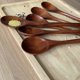 thumbnail image 3 of KAIYANG Juego de 3 cucharas mezcladoras de madera con mango largo de 13 pulgadas con 3 piezas de 9 pulgadas, 3 of 5