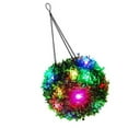 thumbnail image 2 of Moyic Luz colgante Solar, adorno de planta falsa, diseño de escena, bola de hierba, adorno para jardín, Patio, decoraciones artificiales, Iluminación y accesorios, 2 of 6