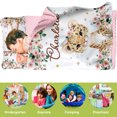 thumbnail image 3 of AOLOA Personalized Toddler Nap Mat for Preschool, Custom Name Kids Nap Mat with Pillow Cover and Nap Blanket, Daycare Nap Mat for Kindergarten, Flower Leopard Design Nap Mats, Easy Carry, 3 of 8