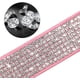thumbnail image 4 of Pet Dog Velvet Leather Collar Leash With Rhinestone Bling Blink Butterfly Fashion Pet Leash Accessories Blind Drop Shipping ShopWise Round, 4 of 18