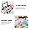thumbnail image 3 of Hirioo Insects and Flowers for Elasticity Suitcase Cover (No luggage Included) Durable Luggage Protector Fits 18-32 Inch Luggage-Small, 3 of 7