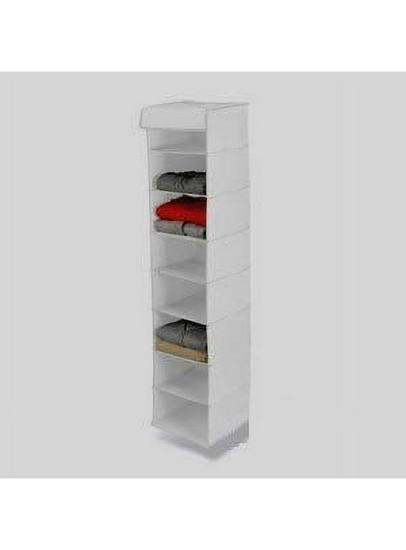 8 Compartments Hanging Organizer [Set of 2] Color: Black