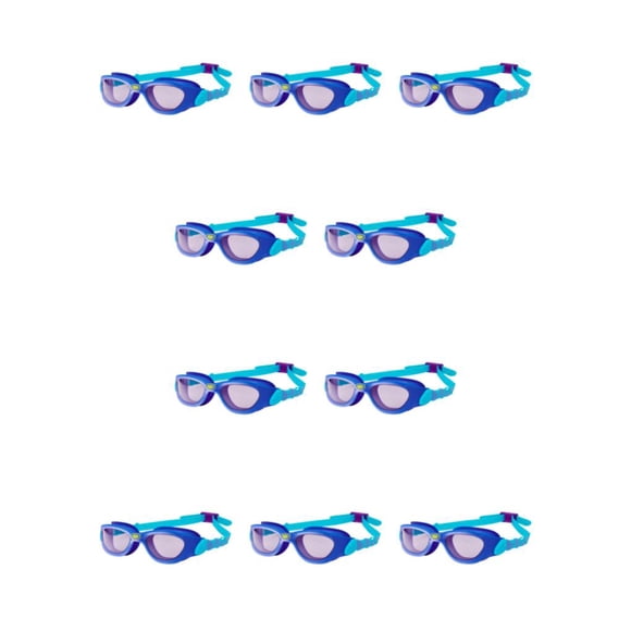 Gafas de natación Greeniant Clear View de alta definición Correa ajustable Anillo Azul morado 10Conjunto