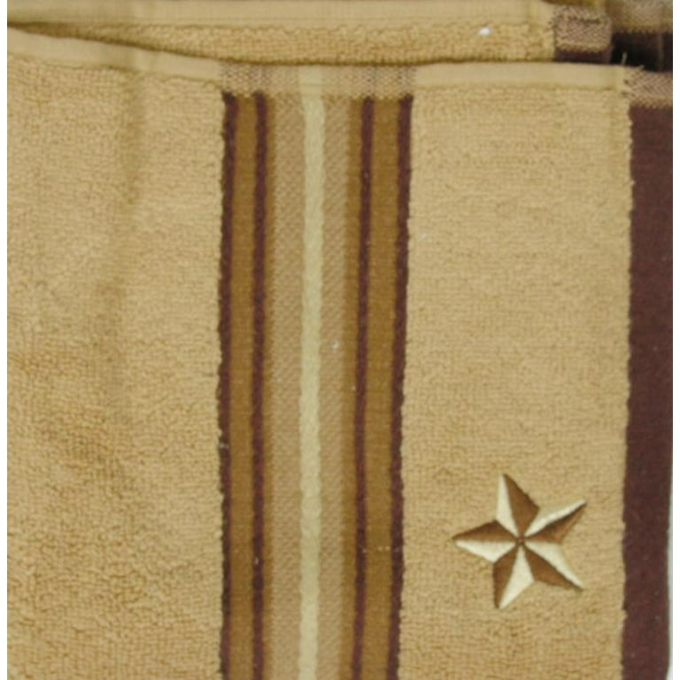 My Texas House Ruffle 16 x 28 Cotton Kitchen Towels, 3 Pieces, Beige