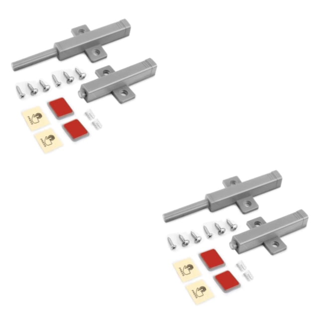 Langgg 2pcs ABS High Performance Spring Force Smooth And Reliable Door Closing Rebounce Switch 2Set