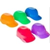 , 8 oz. Mini Baseball Helmet Ice Cream / Snack Bowl - 12 count - Assorted Colors - With 12 Mini Spoons