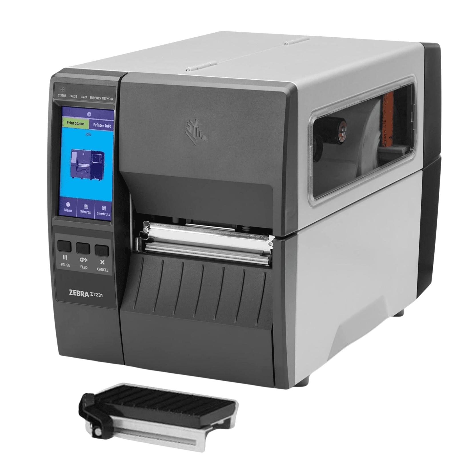 Zebra ZT231 Industrial Thermal Transfer & Direct Thermal Label Printer, 4-inch, 203 DPI