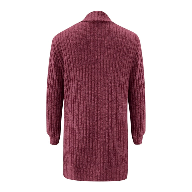 Open Front Ribbed Knit Cardigan Sweaters for Women Casual Open Front Ribbed Knit Cardigan Sweaters for Women Casual