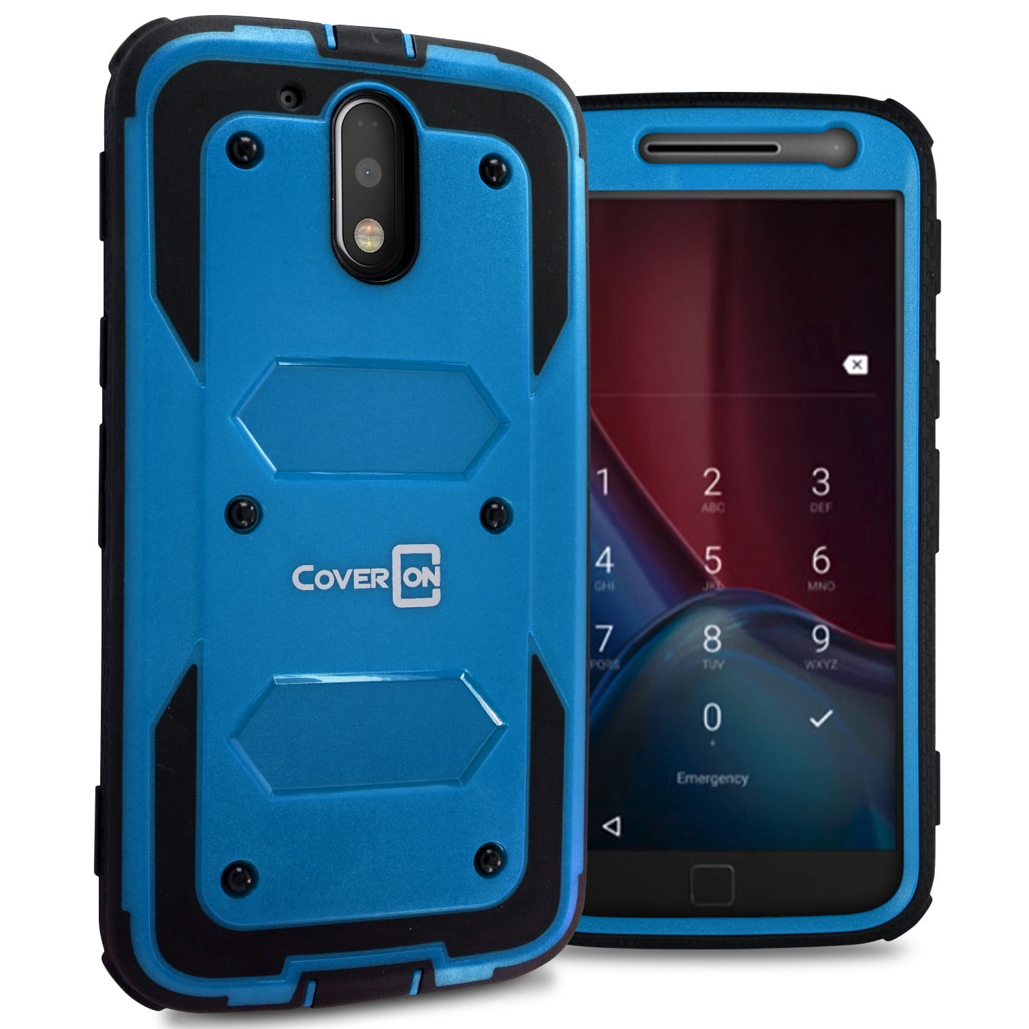 CoverON Motorola Moto G4 / G4 Plus / G 4th Gen Case, Tank Series Hard Protective Cover - Walmart.com