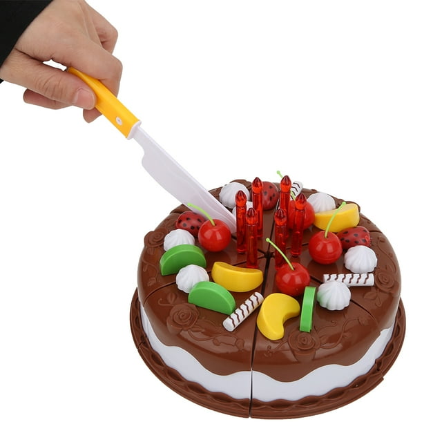 Juguete de pastel de cumpleaños, simulación de pastel de cumpleaños de bricolaje Juguete de pastel de cumpleaños de bricolaje Estándares líderes en la industria