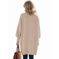 thumbnail image 6 of Women'S Oversized Sweaters Winter Long Sleeve Casual Tops Mock Neck Loose Fit Knit Pullover Color M, 6 of 9