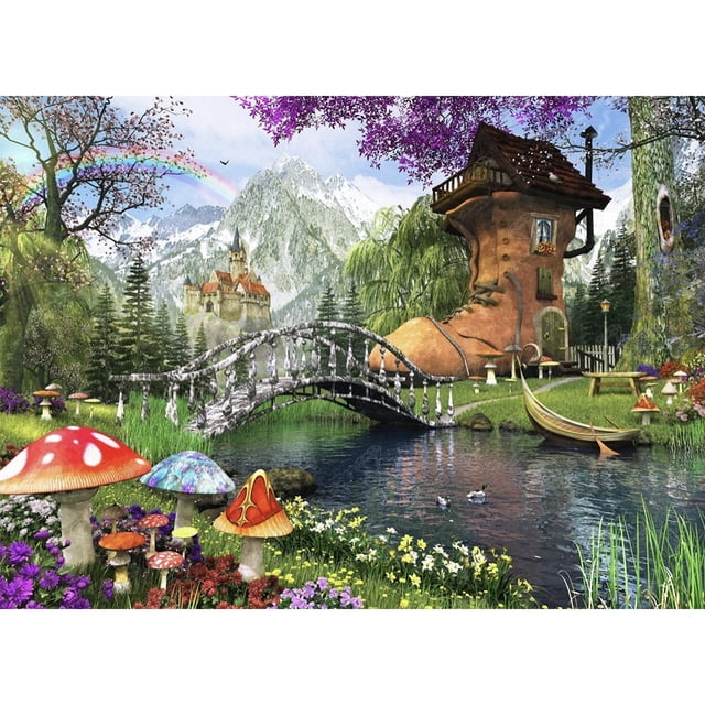 Cuadros Decorativos Hilo de algodón ecológico para bordado completo, Kit de punto de cruz para cabaña de bosque DIY de 11 quilates DQrwqpou Nuevos Originales