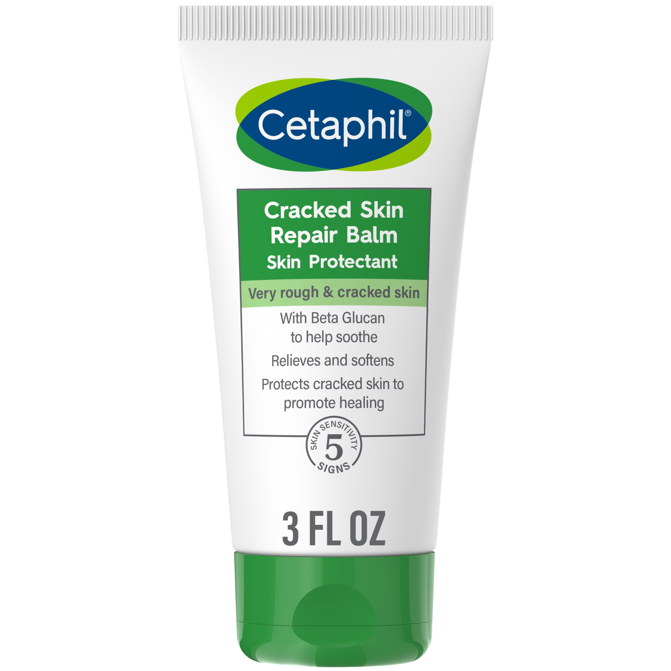 (2 pack) Cetaphil Cracked Skin Repair Balm, 3 oz, For Very Rough & Cracked Skin, Hypoallergenic