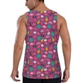 thumbnail image 3 of Haiem Summer Flamingo Men Workout Tank Top Gym Bodybuilding Sleeveless Muscle T Shirts Athletic Tank Breathable Workout Shirt-3X-Large, 3 of 9