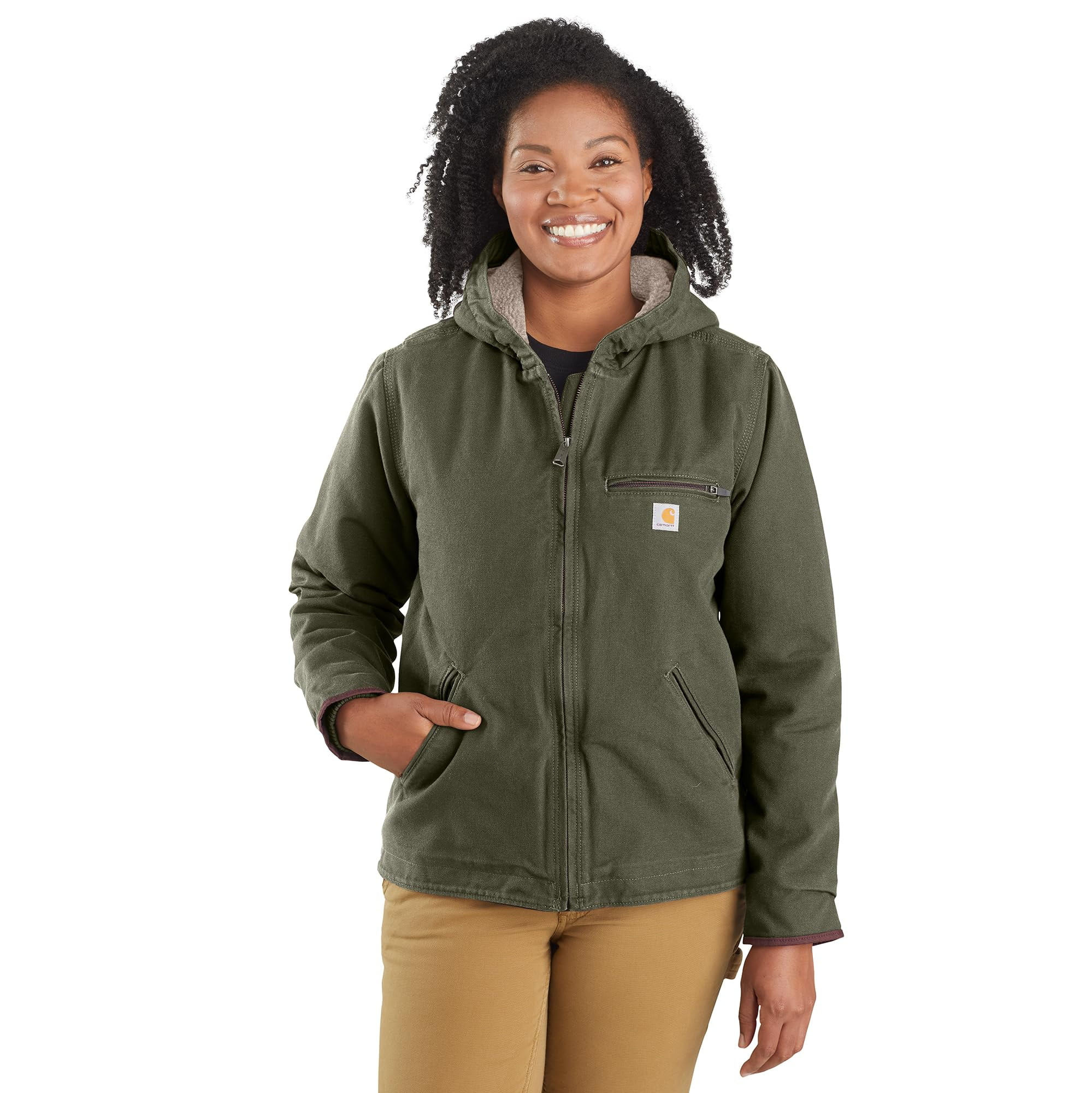 カーハート　マウンテンパーカー　グリーン Carhartt（カーハート） マウンテンパーカー ウインドブレーカー