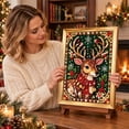 thumbnail image 4 of Clearance!Tupukom DIY Christmas Pearl Diamond Painting Art Kit, Cute 3D Christmas Pearl Beads Art Craft for Adults Beginner, 4 of 8
